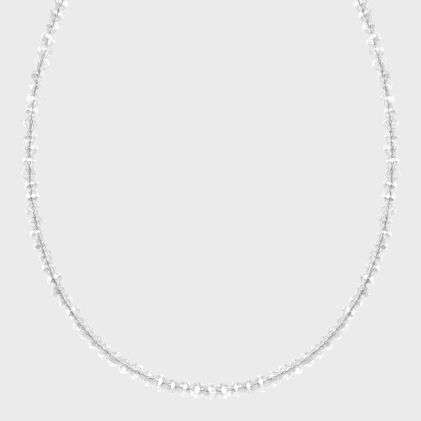 Producto - Collar de cristal checo y acero quirúrgico - 4mm - Cristal