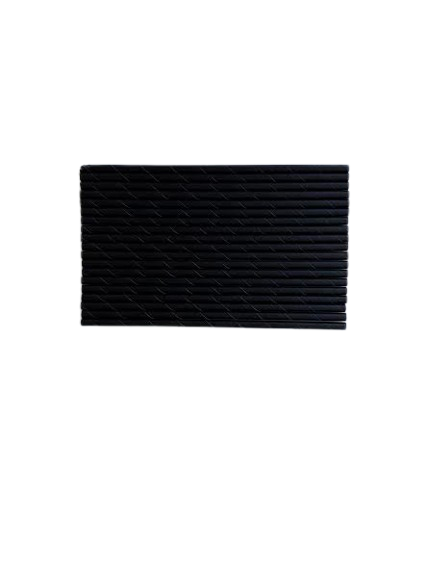 Producto - Sorbete polipapel negro 20cm x25 unidades
