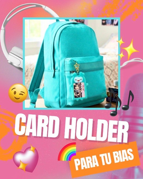 Producto - Card Holder Lovely Verde Agua