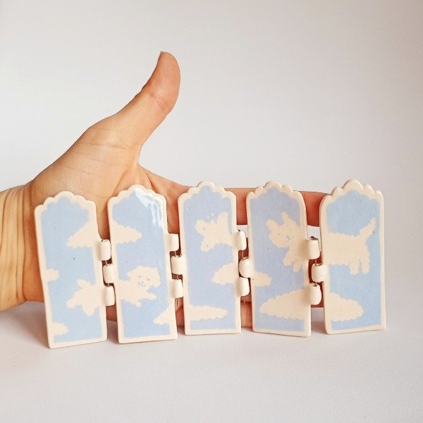 Producto - Biombo nubes