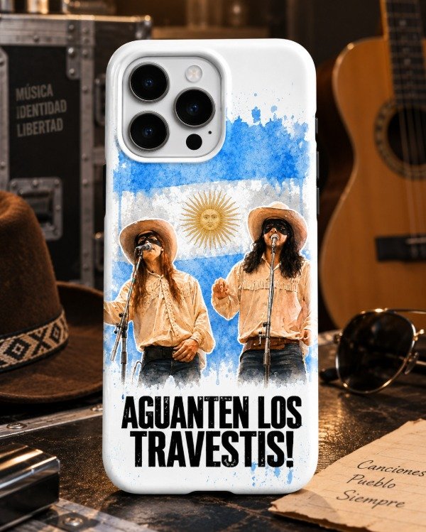 Producto - Funda Los Simuladores // Aguanten los travestis