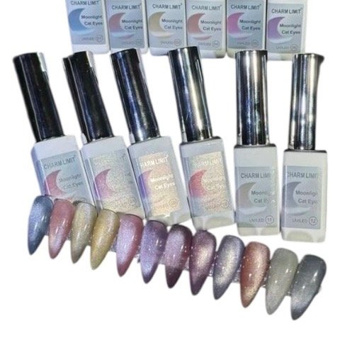 Producto - Esmaltes ojo de gato Charm Limit Moonlight 6u