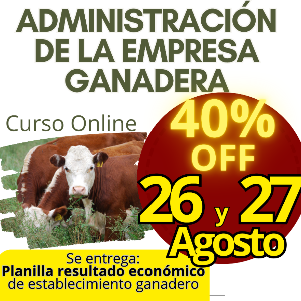 Producto - Curso online Administración de la Empresa Ganadera