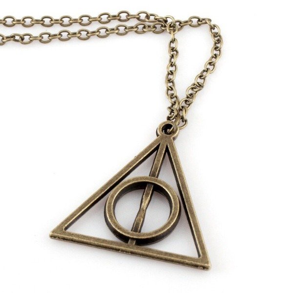 Producto - Colgante Harry Potter Reliquias de la Muerte Bronce