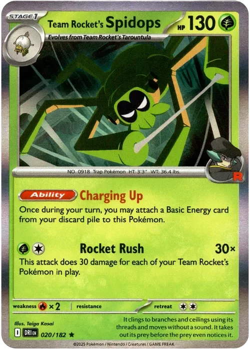 Producto - Team Rocket's Spidops - 020/182 - Destined Rivals - Holo