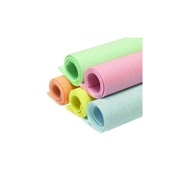 Producto - GOMA EVA CON GLITTER PASTEL