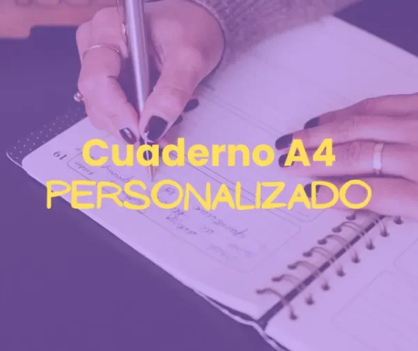 Producto - Cuaderno PERSONALIZADO A4