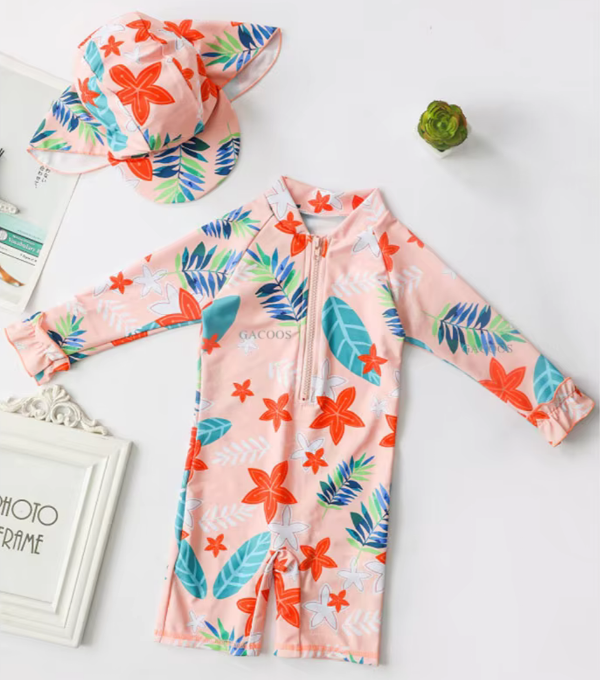 Producto - Enterito + gorro PLAYA TROPICAL