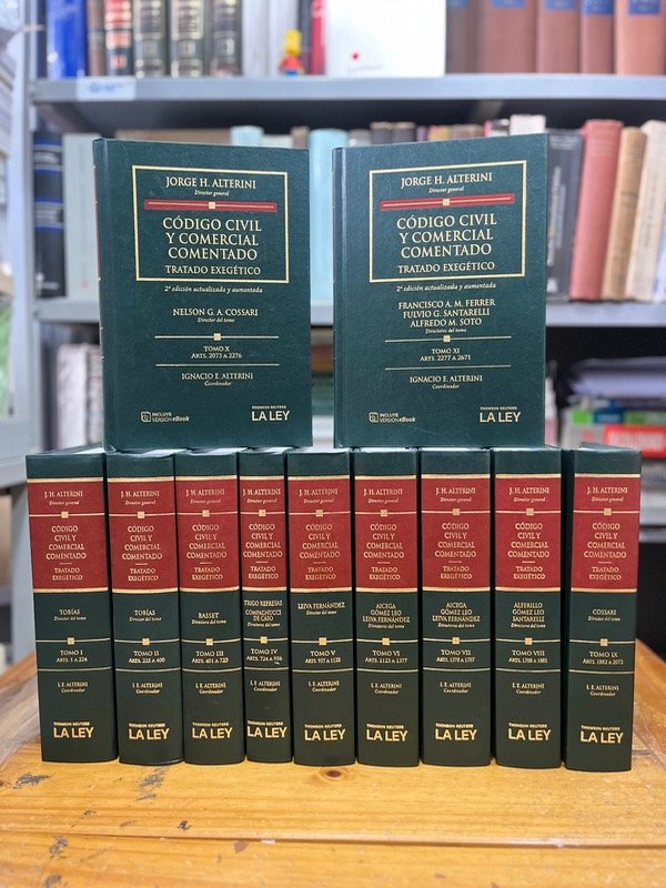 Producto - Código civil y comercial comentado 11 tomos Alterini