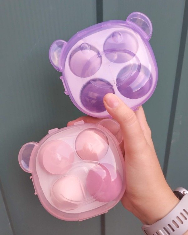 Producto - Caja osito esponjas maquillaje