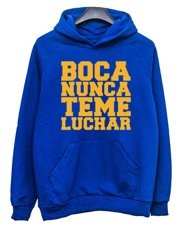 Producto - BUZO CANGURO BOCA NUNCA TEME + PILUSO DE REGALO