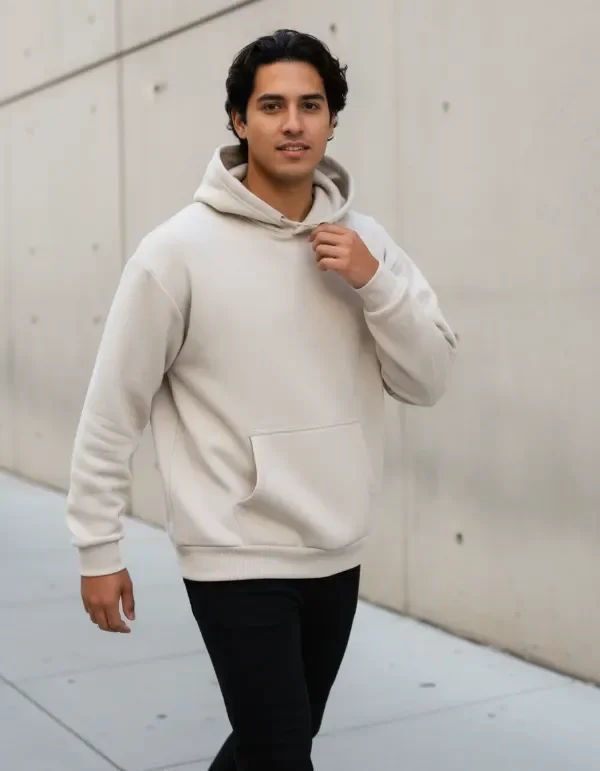 Producto - Buzo Capucha Frisa Hoodie Over Size Canguro Hombre Premium