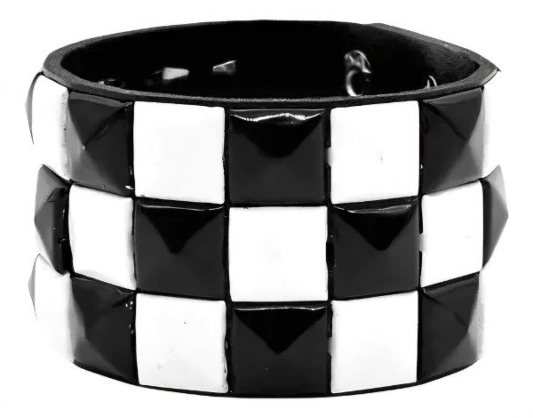 Producto - Pulsera Tachas Muñequera Damero - 1
