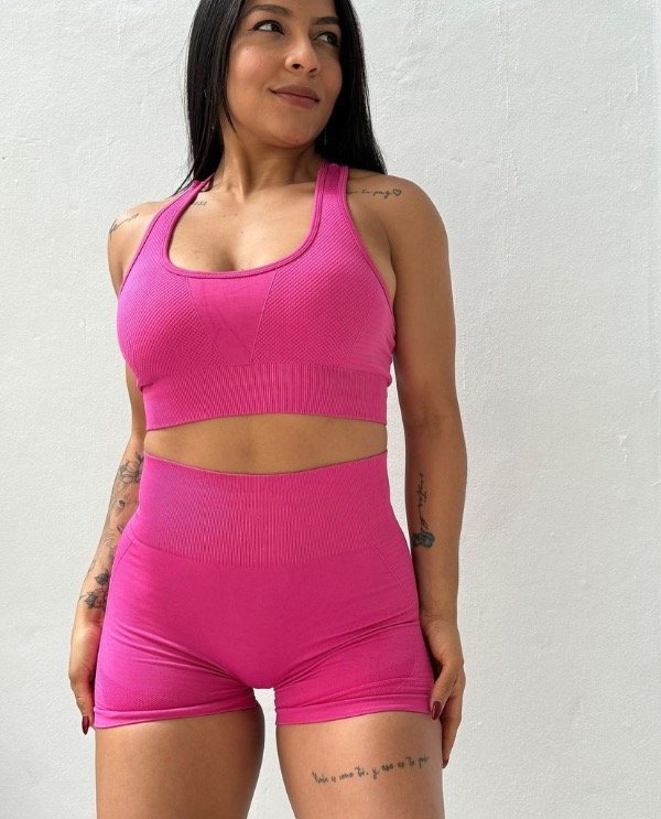 Producto - Set seamless premium fuscia