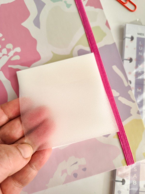 Producto - Notas adhesivas transparentes con glitter - 0
