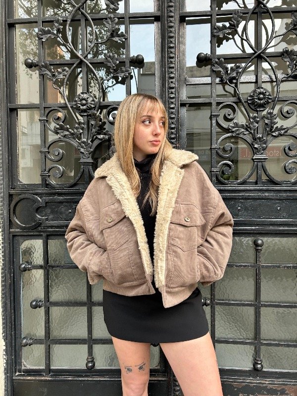 Producto - Campera koi corderito