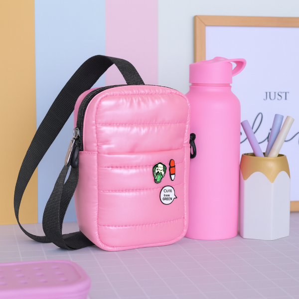 Producto - Bandolera matelasse con pin