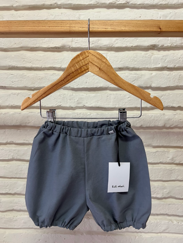 Producto - Short de lino gris topo