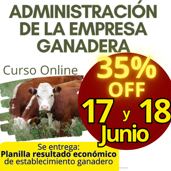 Producto - Curso online Administración de la Empresa Ganadera