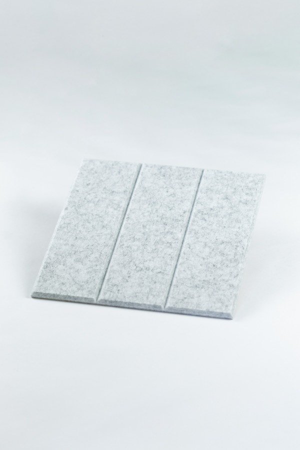 Producto - Panel acústico autoadhesivo Line Gaspe 30 x 30 cm x 4 u. Muresco