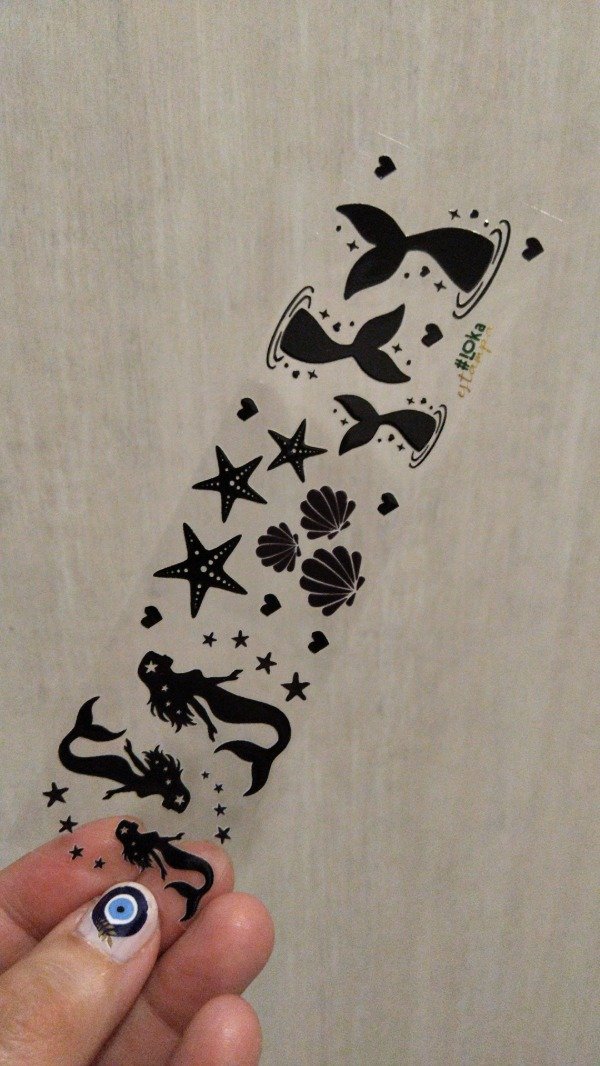 Producto - UV Tiritas 4x14cm Siluetas Negras #1