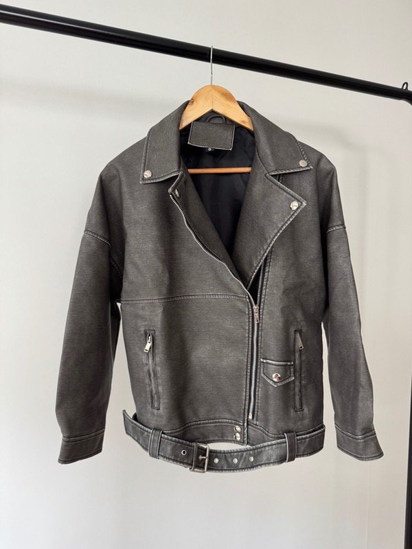 Producto - JACKET CUERO IMPORTADA GRIS
