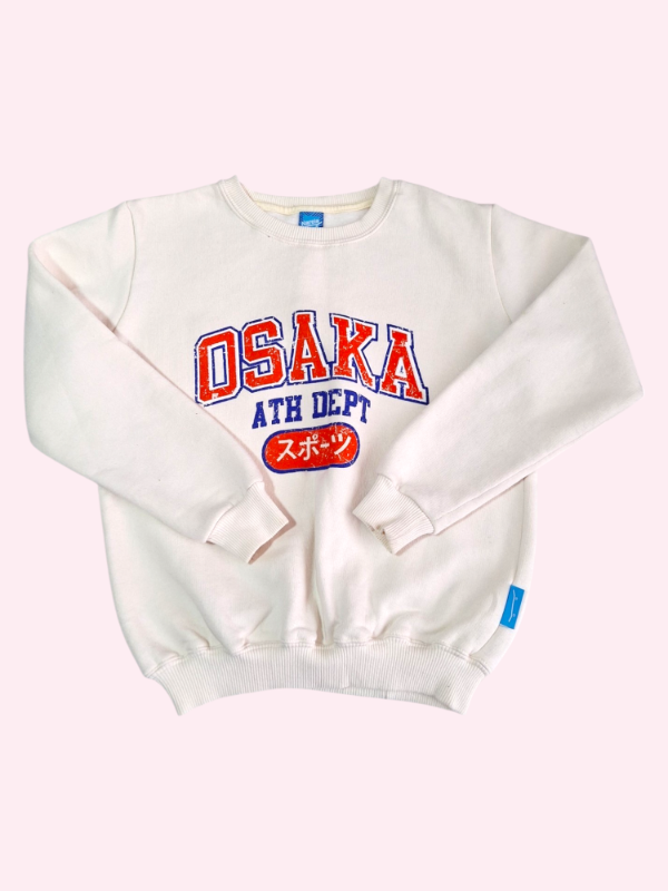 Producto - Buzo frizado color crema OSAKA Nareja 7 años