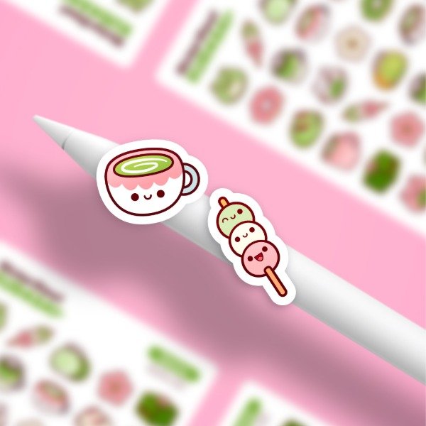 Producto - Sticker Sheet - Matcha - 4