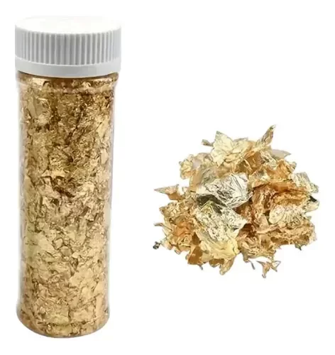 Producto - Pote con lamina de oro 2gr.