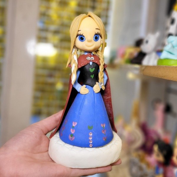 Producto - Decoración para torta en porcelana ANA FROZEN