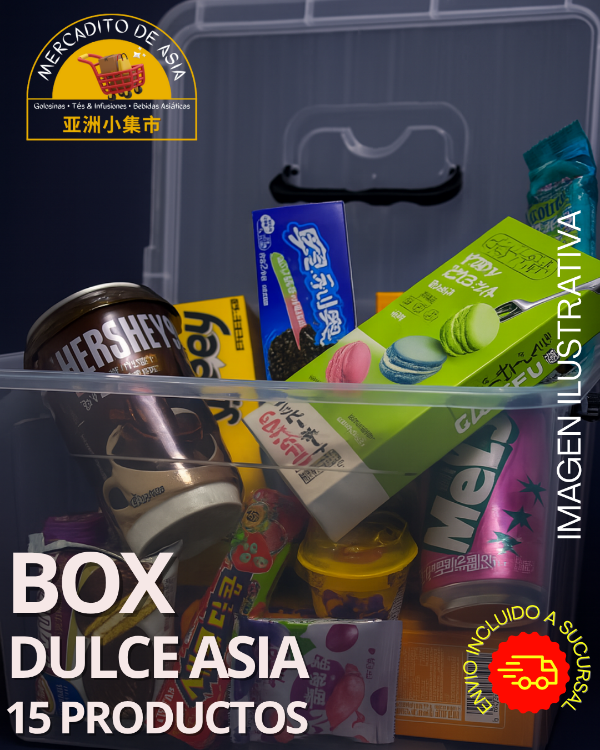 Producto - Box Dulce Asia . 15 productos asiáticos irresistibles