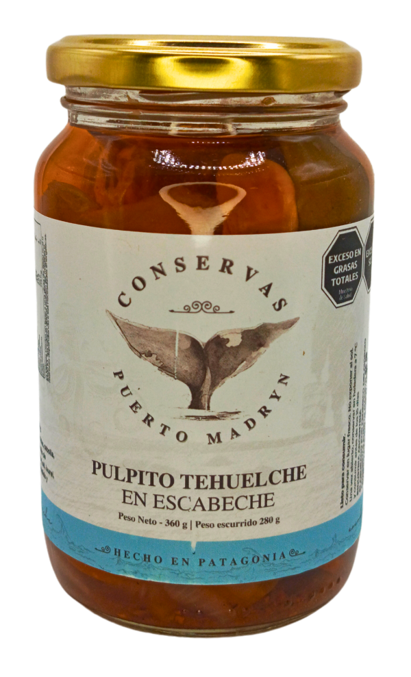 Producto - Conservas Puerto Madryn - Pulpito Tehuelche en Escabeche x 360 grs
