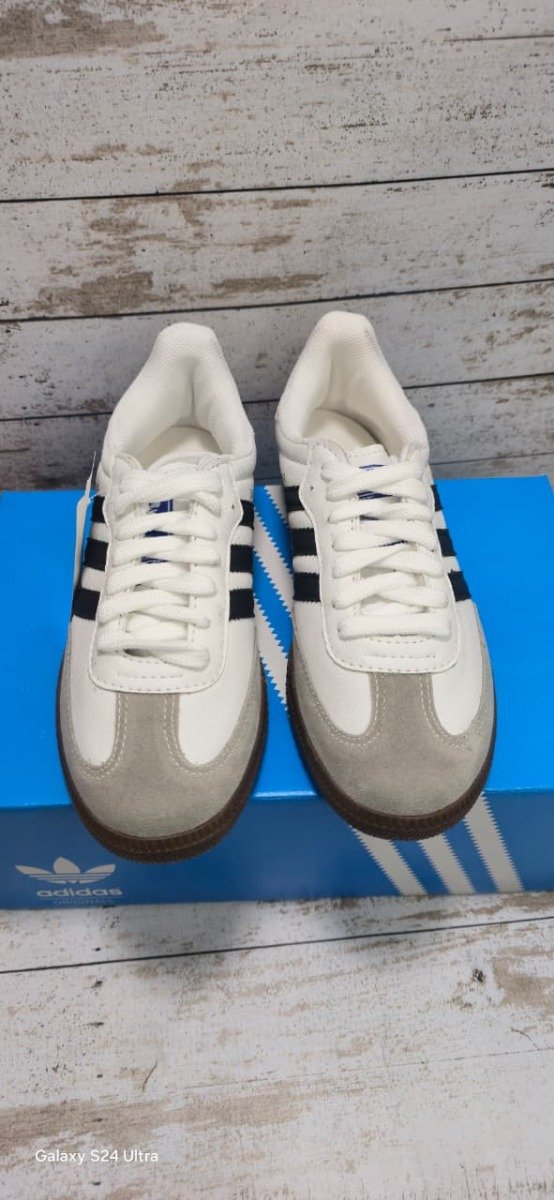 Producto - adidas samba blanco con base marron del 35 al 40 - 1