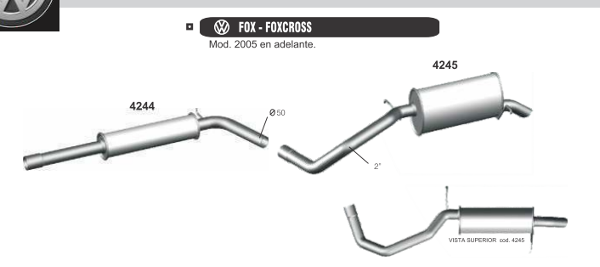 Producto - FOX FOXCROSS Y SURAN 2005 EN ADELANTE