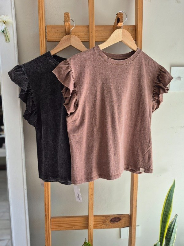 Producto - Remeras Prelavado Con Volados