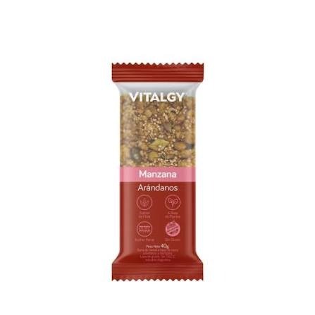 Producto - BARRITA VITALGYCereal Bar sin TACC Manzana y arándanos