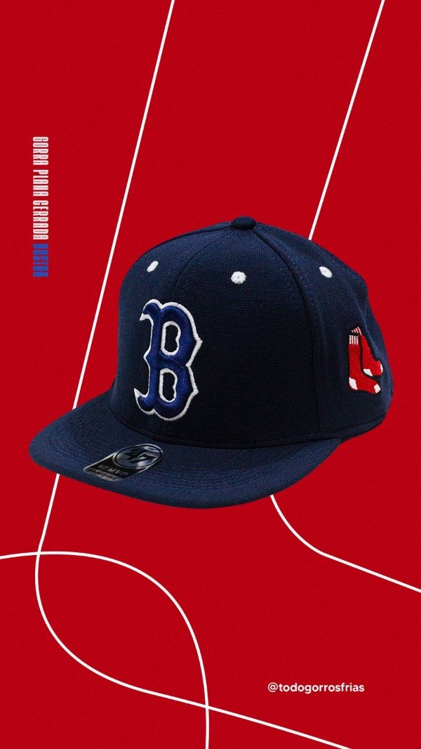 Producto - GORRA PLANA CERRADA BOSTON AZUL