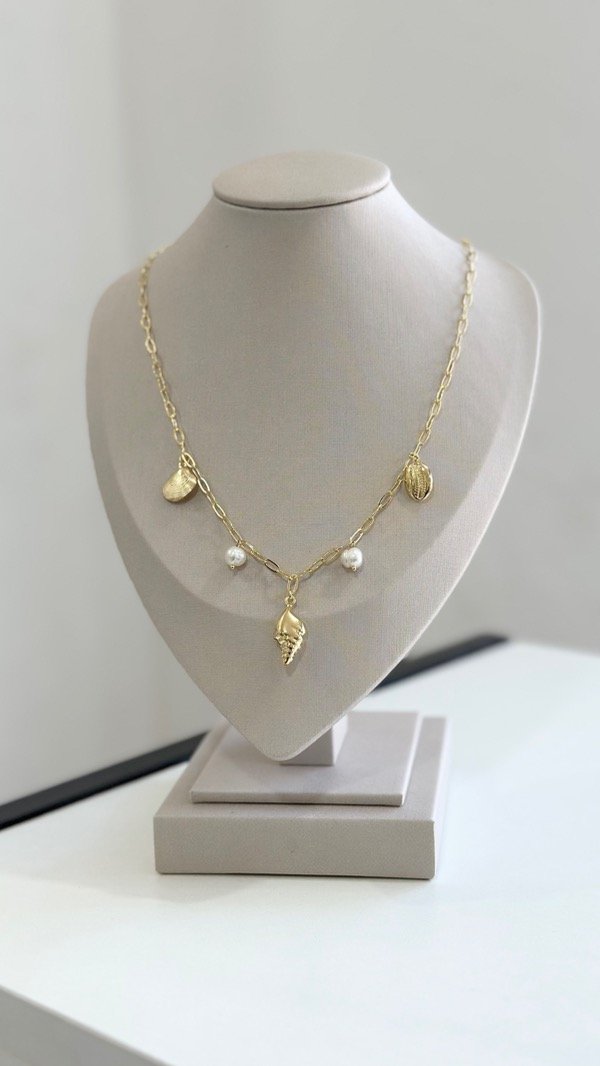 Producto - Conjunto charms Mar laminado en oro 18k