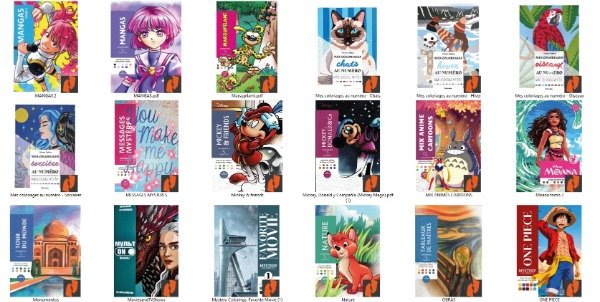 Producto - Pack x173 libros pintar por números disney y mas - 8