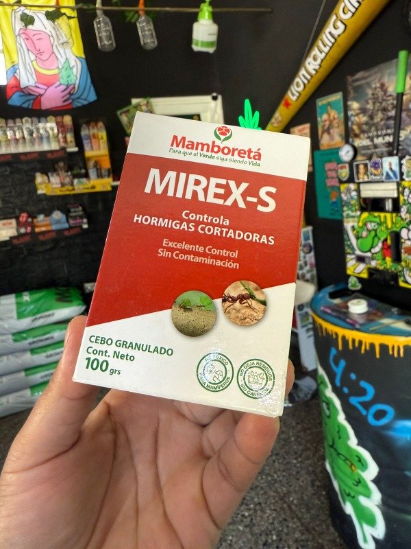 Producto - MAMBORETA MIREX HORMIGUICIDA GRANULADO 100ML - CONTROL DE HORMIGAS EN CULTIVOS