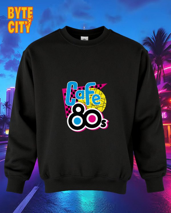Producto - Buzo Cafe 80"s - alternativo - Color Negro