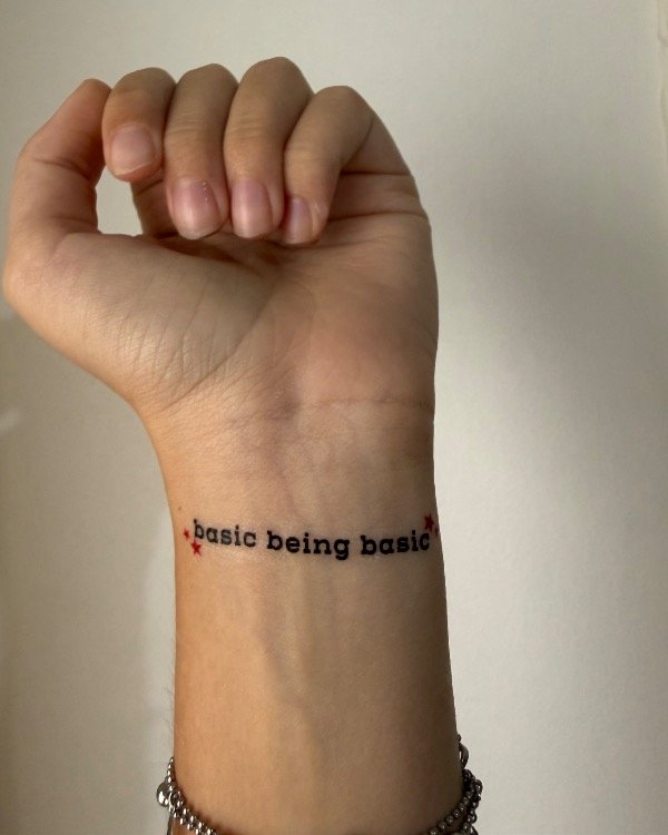 Producto - Tatuaje BASIC BEING BASIC Djo - Tatuajes temporales