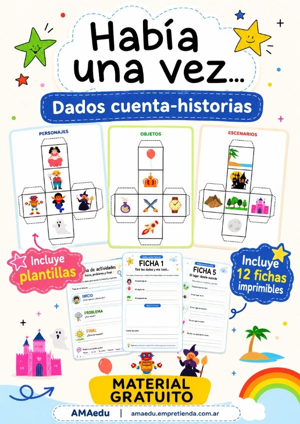Producto - HABÍA UNA VEZ... DADOS CUENTA-HISTORIAS (Material Gratuito)