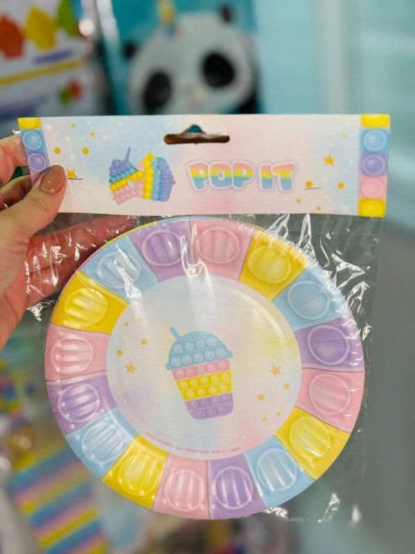 Producto - Platos Pop it x8u