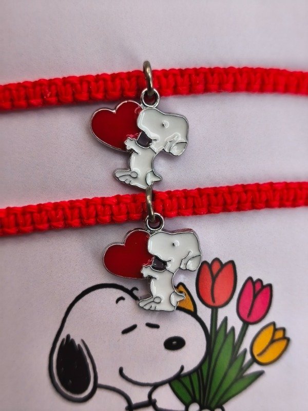 Producto - Pulseras Snoopy dije esmaltado - 2
