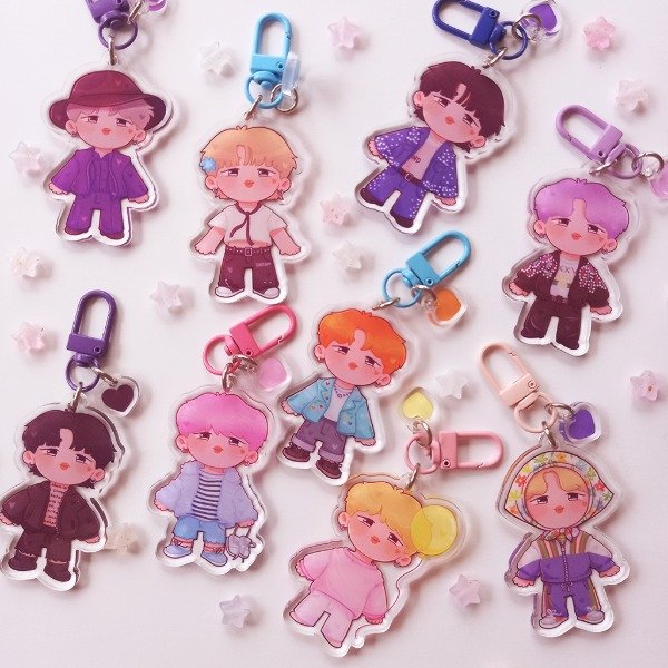 Producto - Llaveros Acrílicos JIMIN!