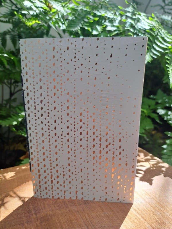 Producto - Libreta Puntitos Dorados