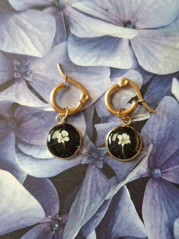 Producto - aros destellos de oro