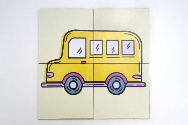 Producto - ROMPECABEZAS 4 PIEZAS COMBI