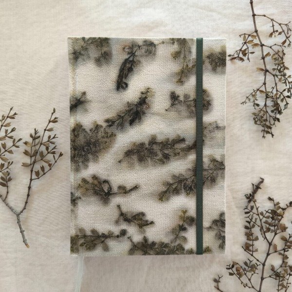 Producto - Bitácora A5 Ecoprint Jarilla